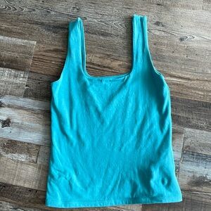 Abercrombie and Fitch Seamless Teal Tank Top Size Medium Never Worn